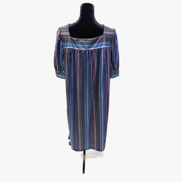 Anthony Richards vintage 70s poly midi shift / house dress / muumu - Picture 4 of 7